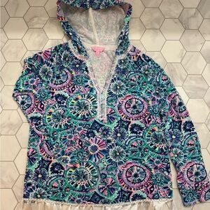 Lilly Pulitzer Tie-dye Patterned Top
